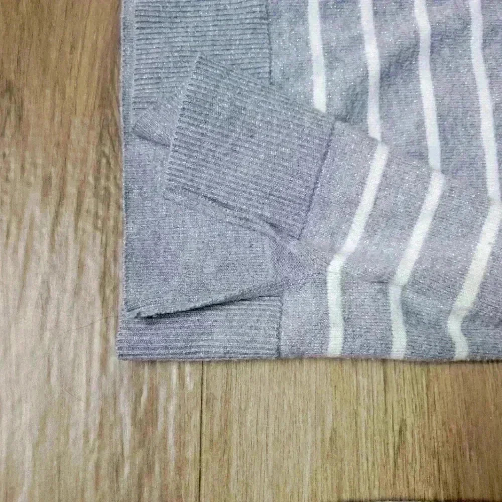 "Sparkle" Woman's Old Navy Striped Crew Sweater - Picture 3 of 5